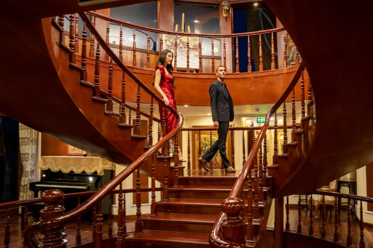 Emperor Cruise - going stair