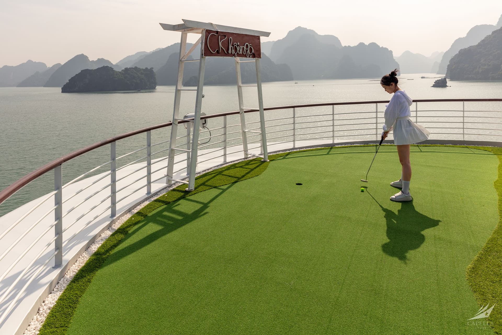 Explore Capella Cruise ship golf course