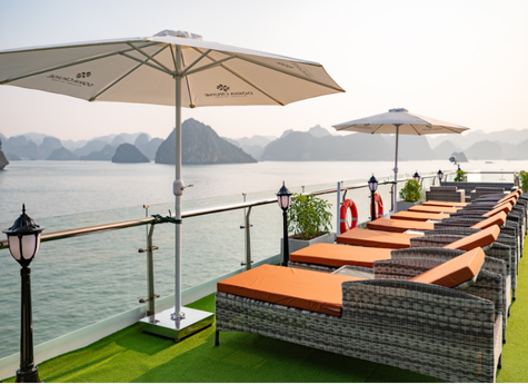 Doria cruise sundeck