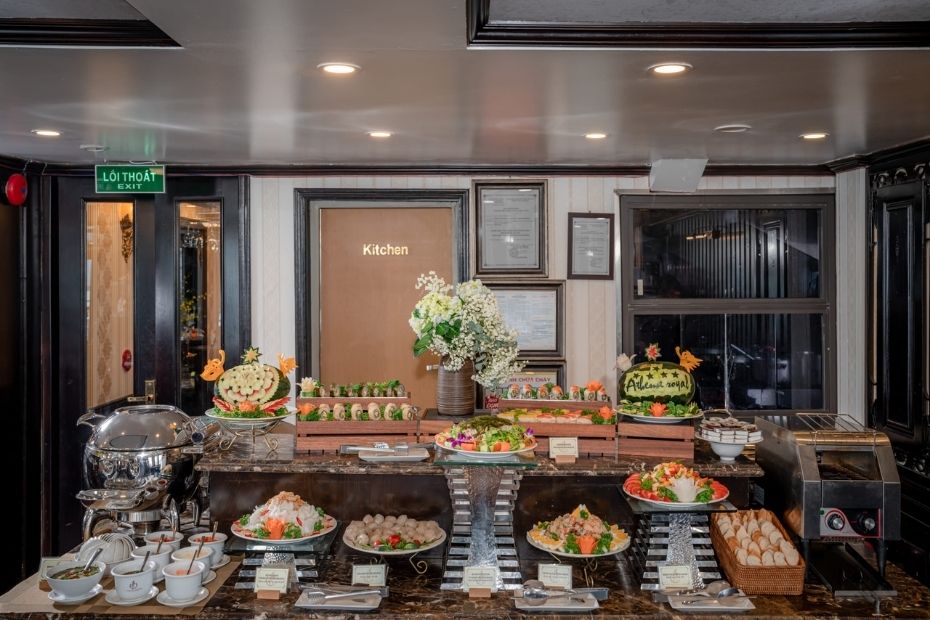 Athena Luxury Cruise Food