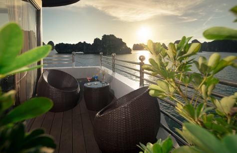 Athena Royal Cruise balcony