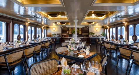 The Au Co Cruise restaurant